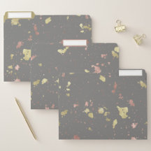 Matte Gold Flakes - Dark Warm Gray