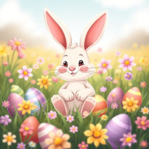 Cute Cartoon Easter Bunny Collection