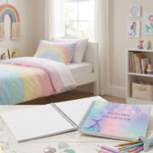 Personalized Girly Pastel Rainbow Collection