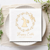 Easter Foil Napkins