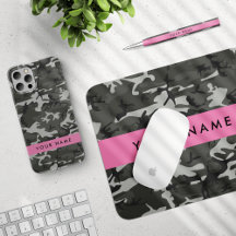Gray Camouflage Pattern Pink Collection