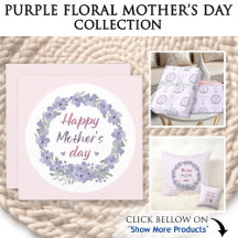 Purple Floral Mother's Day