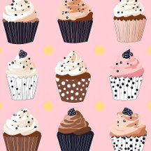 Cute Sweet Cupcake Collection