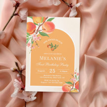 One Sweet Peach 1st Birthday Party