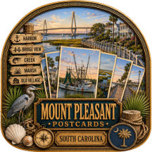 Mount Pleasant South Carolina Postcards/Gifts