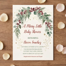 A Merry Little Winter Baby Shower