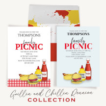 BBQ Family Reunion Fun Picnic