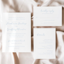 Modern Bold Script Elegant Wedding Collection