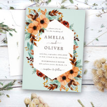 Rustic Mint & Brown Wedding Collection