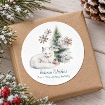 Soft Watercolor Winter Stationery