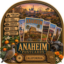 Anaheim California Postcards/Gifts