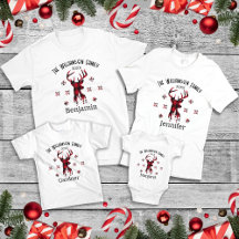 Matching Family Christmas Buffalo Plaid Reindeer