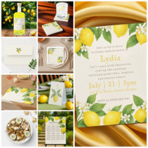 Lemons & Lemoncello Birthday Party