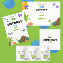 Baby Dinosaur Stomp on Over Birthday Party Suite