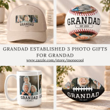 Grandad Established 3 Photo Gifts For Grandad