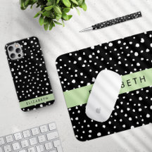 Dalmatian Dots, Green - Home Decor Collection