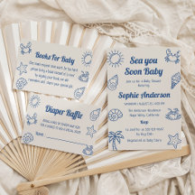 Blue Sea You Soon Baby Coastal Baby Shower