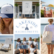 Classic Lake Bachelorette Weekend Party Supplies