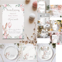 Easter bunny baby shower 