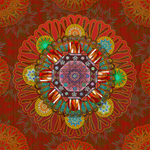 The Filter Floral Red of Squire Manipur Mandala 