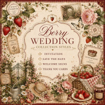 Enchanted cottagecore Berry Garden wedding