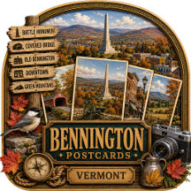 Bennington Vermont Postcards/Gifts