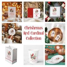 Red Cardinal Christmas Bouquet