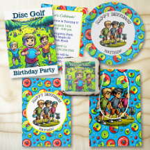 Disc Golf Themed Boy's Birthday Party