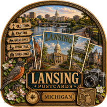 Lansing Michigan Postcards/Gifts