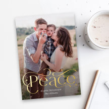 Classic Peace Holiday Cards