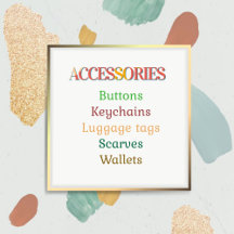 ACCESSORIES - Keychains, Luggage Tags, Scarves...