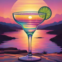 Colorful Margarita Sunset