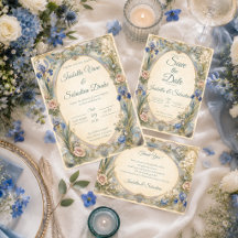 Ethereal Art Nouveau Floral Romance Wedding