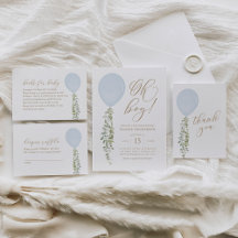 Blue Watercolor Balloon Collection