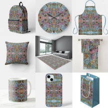 Stylish Chic Flower Garden Watercolor Painting