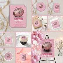 Elegant Pink Football 