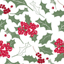 Elegant Christmas Winter Holly 