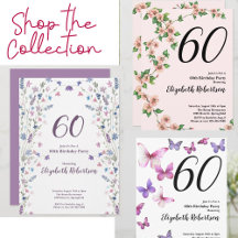 60th birthday invitations