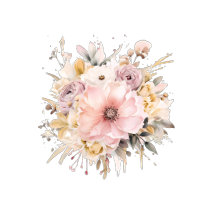 Pink and Gold Floral Wedding Suite