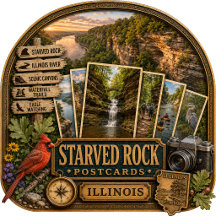 Starved Rock Illinois Postcards/Gifts