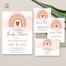 119 Boho Rainbow Dusty Pink and Earthy Tones