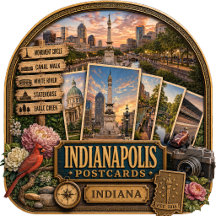 Indianapolis Indiana Postcards/Gifts