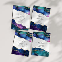 Galaxy Agate Quinceañera