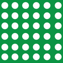 Chic Green & White Polka Dot Collection