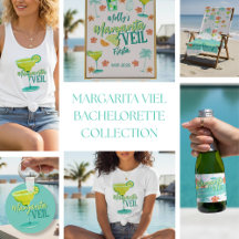 Margarita Veil Tropical Bachelorette Fiesta Theme