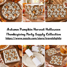 Autumn Pumpkin Halloween Thanksgiving Party Supply