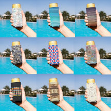 Seltzer Can Cooler Koozie Sleeve Collection 