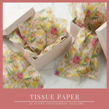 Floral Tissue Paper