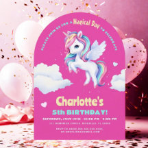 Birthday Charming Unicorn.