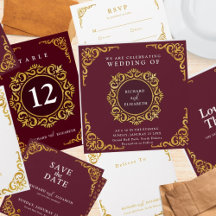 Baroque Monogram Frame Ornamental 